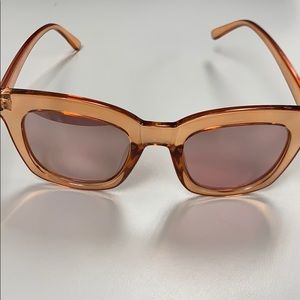 Mirrored Cantaloupe Colored big shades